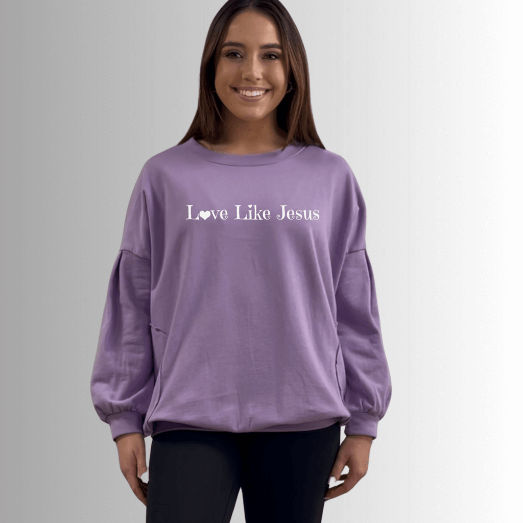 Love Like Jesus Pocket Sweatshirt Made in USA - RFE Marketing Ventures