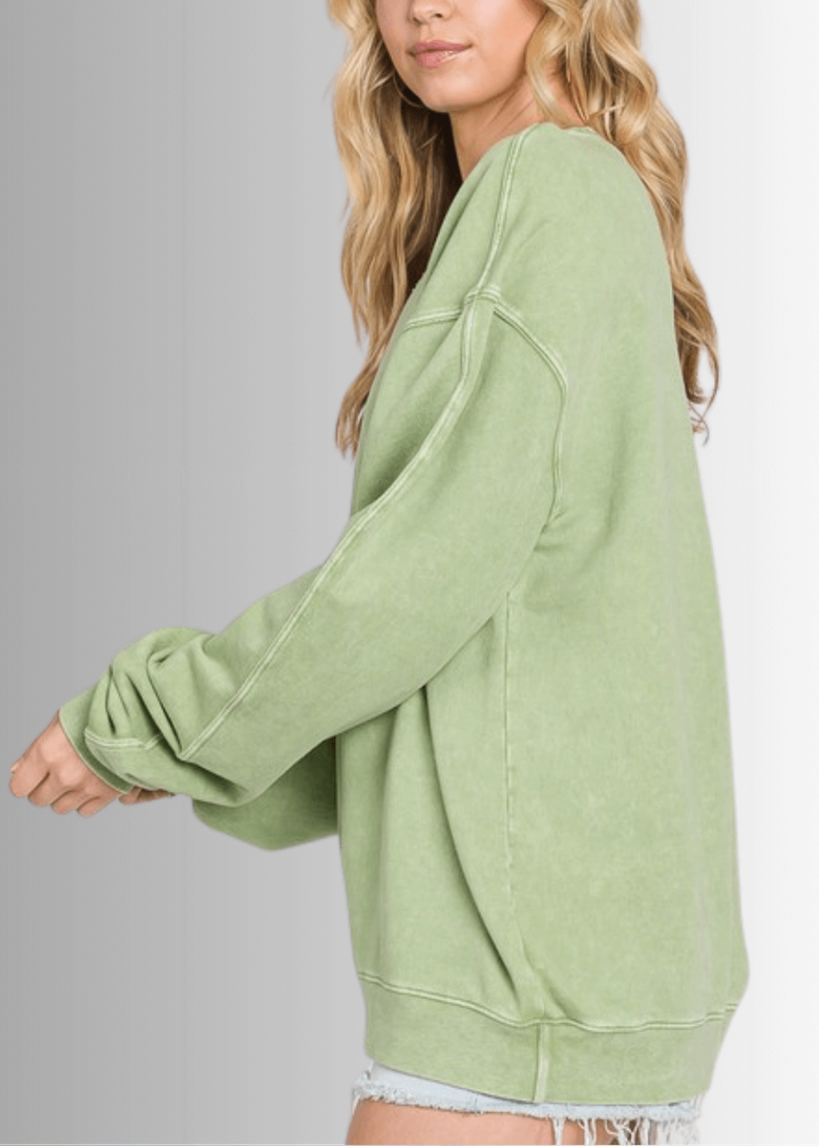 Made in USA Graphic All American Oversized Sweatshirt - RFE Marketing Ventures