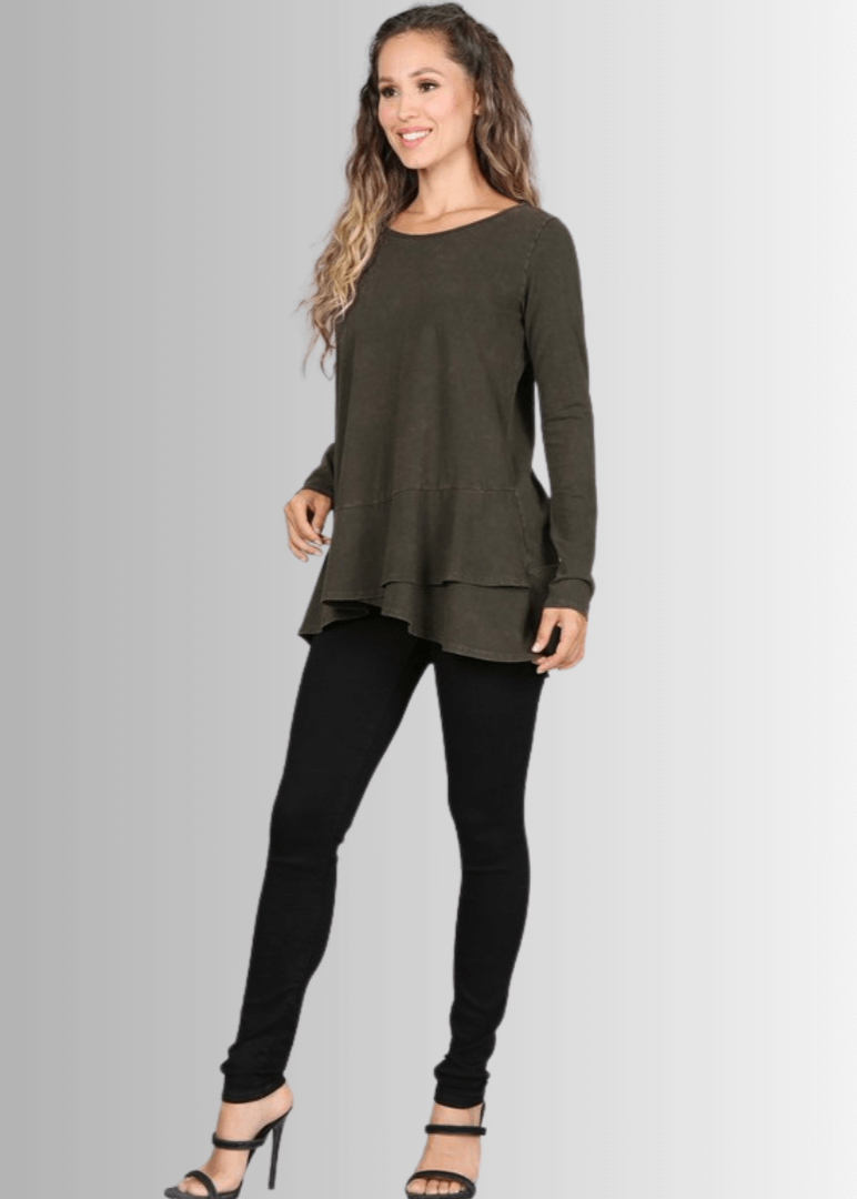 Any Season Cotton Tunic Made in USA - Perfect for Any Occasion