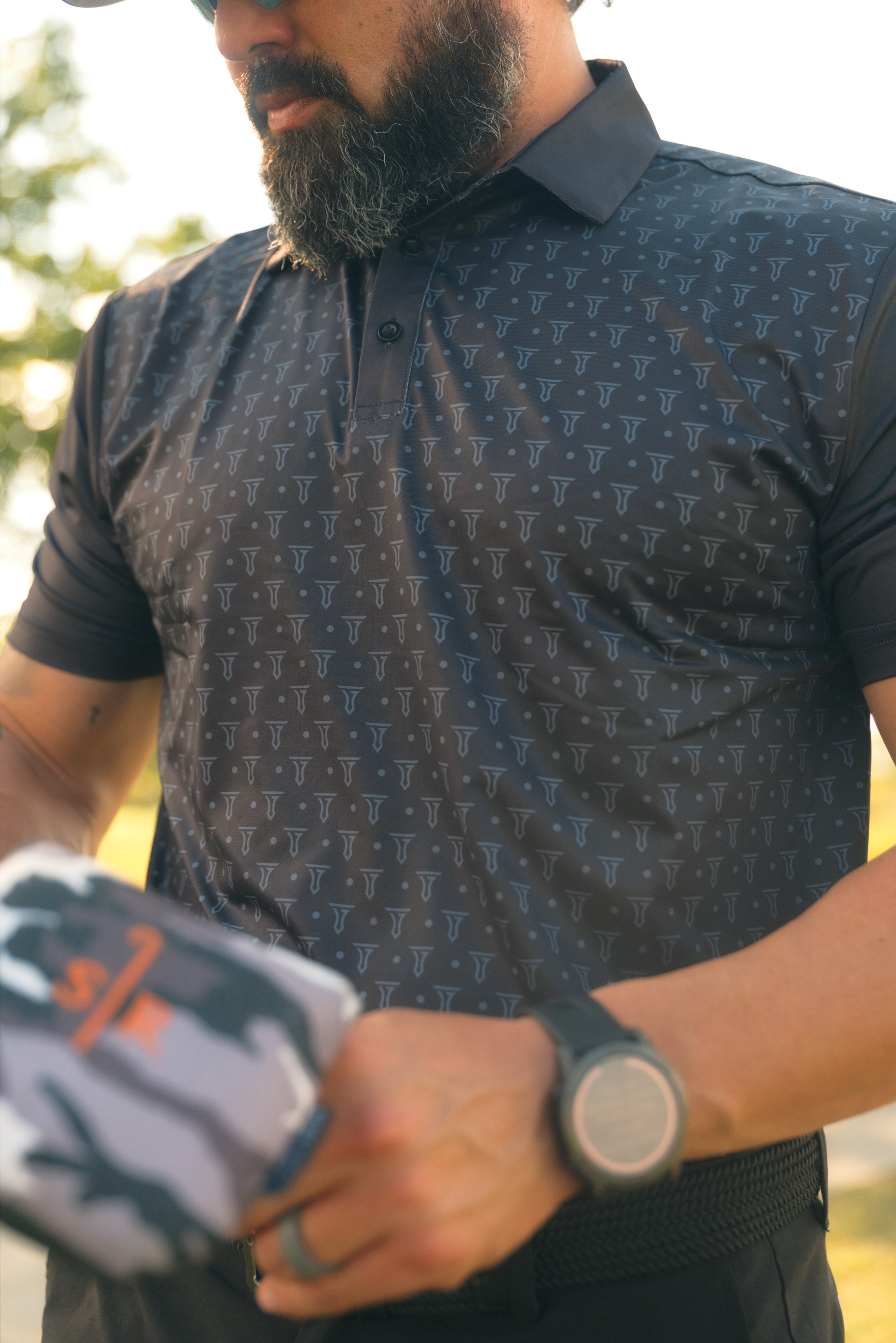Tempo T Performance Polo Black - Elevate Your Style and Comfort