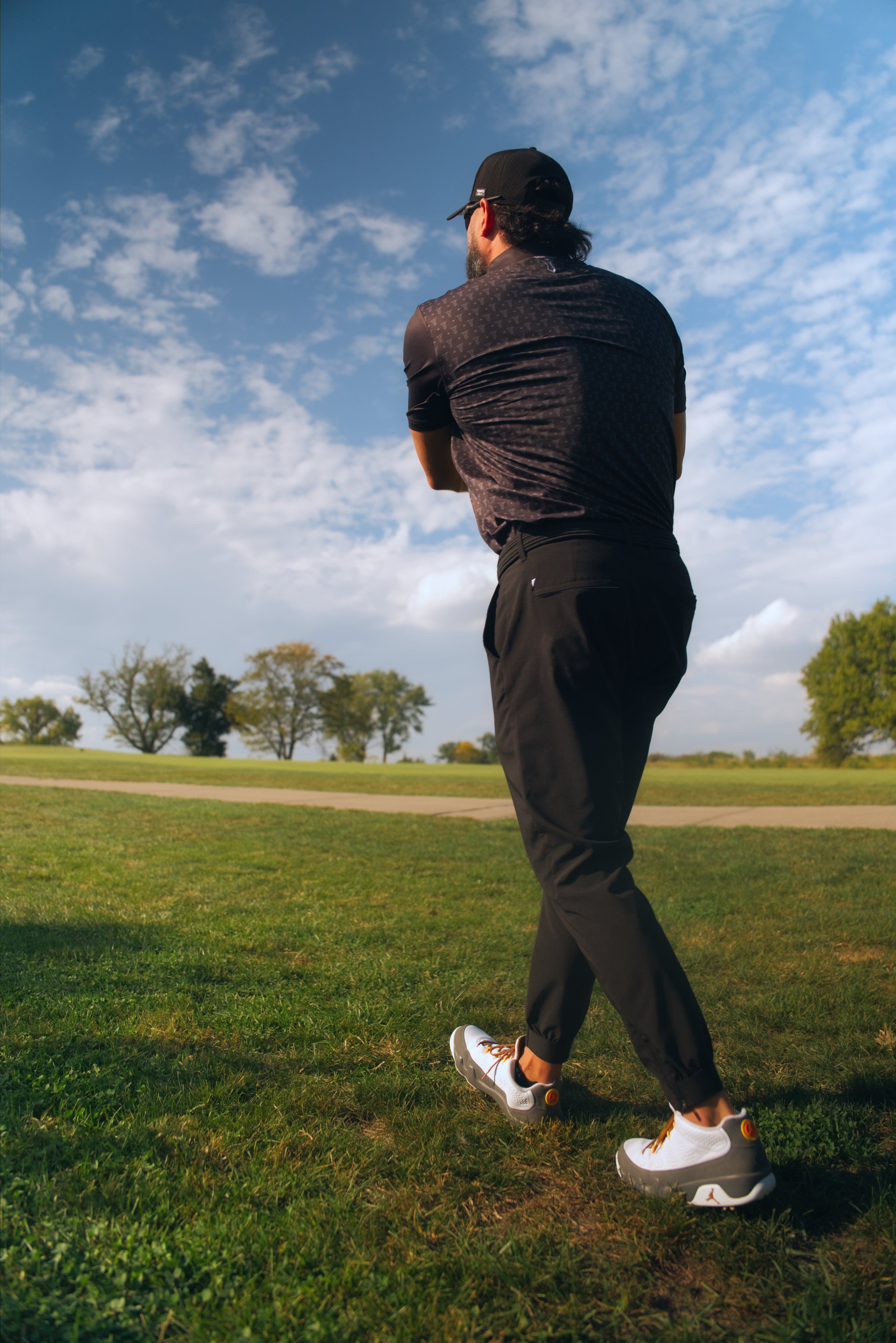 Tempo T Performance Polo Black - Elevate Your Style and Comfort