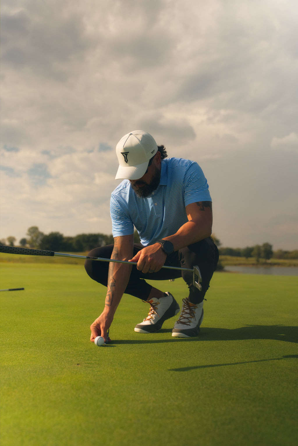 Summer Performance Polo with Stripes - Ultimate Comfort and Style