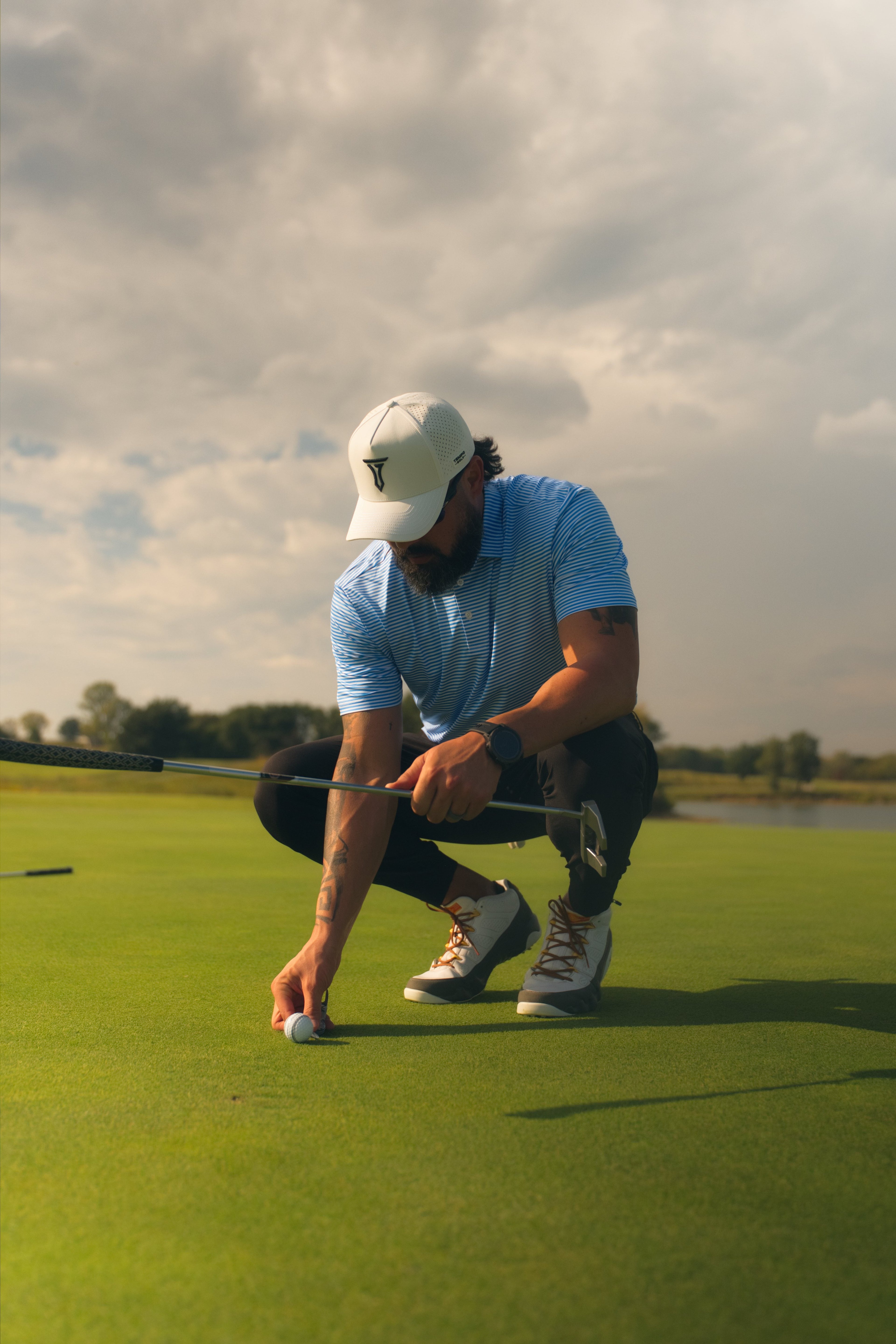 Summer Performance Polo with Stripes - Ultimate Comfort and Style