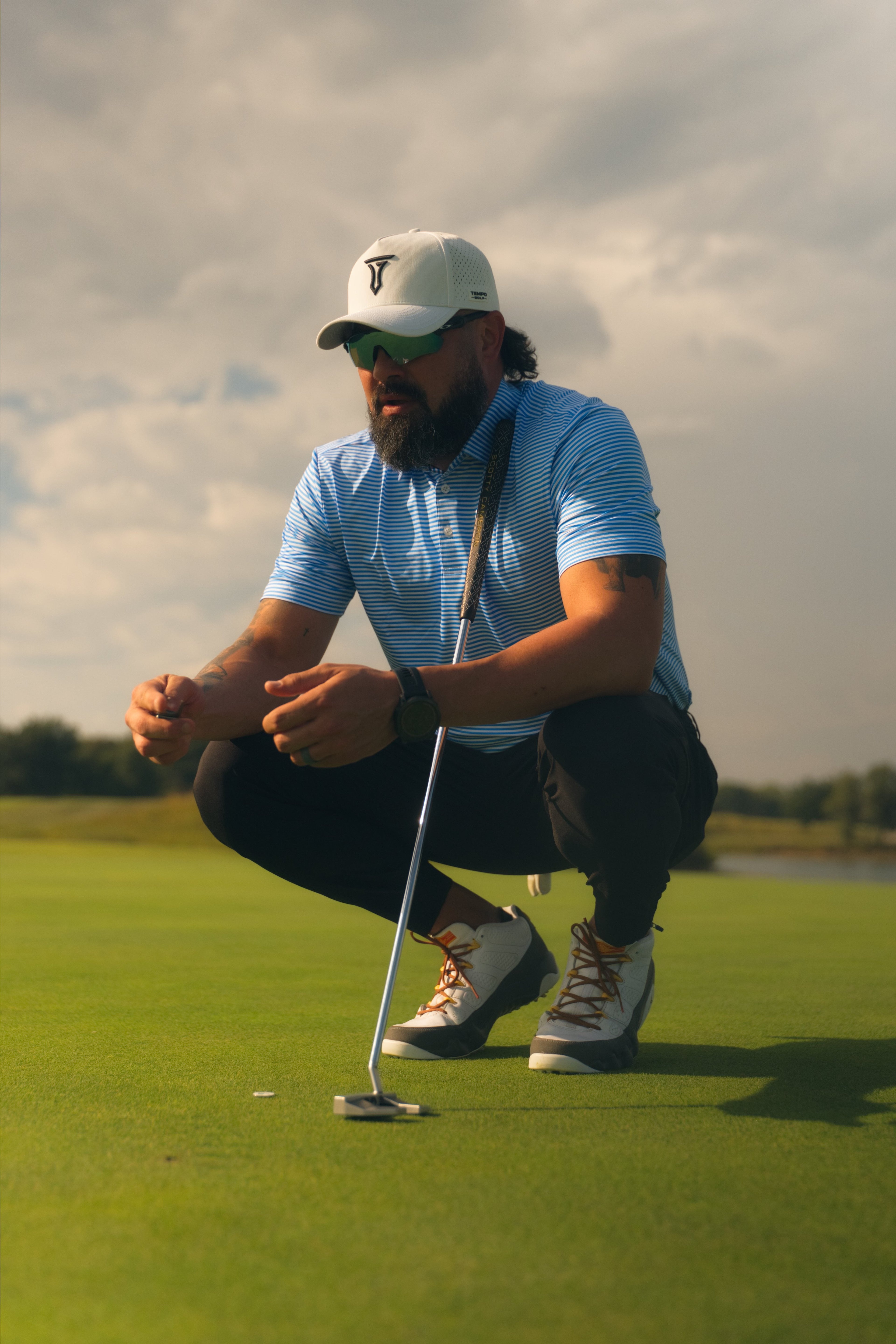 Summer Performance Polo with Stripes - Ultimate Comfort and Style