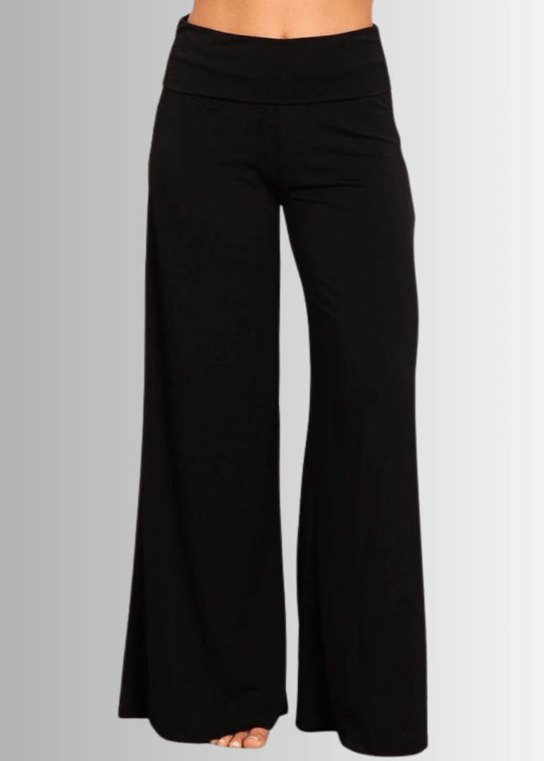 Business Casual Palazzo Pants Made in USA for Effortless Style