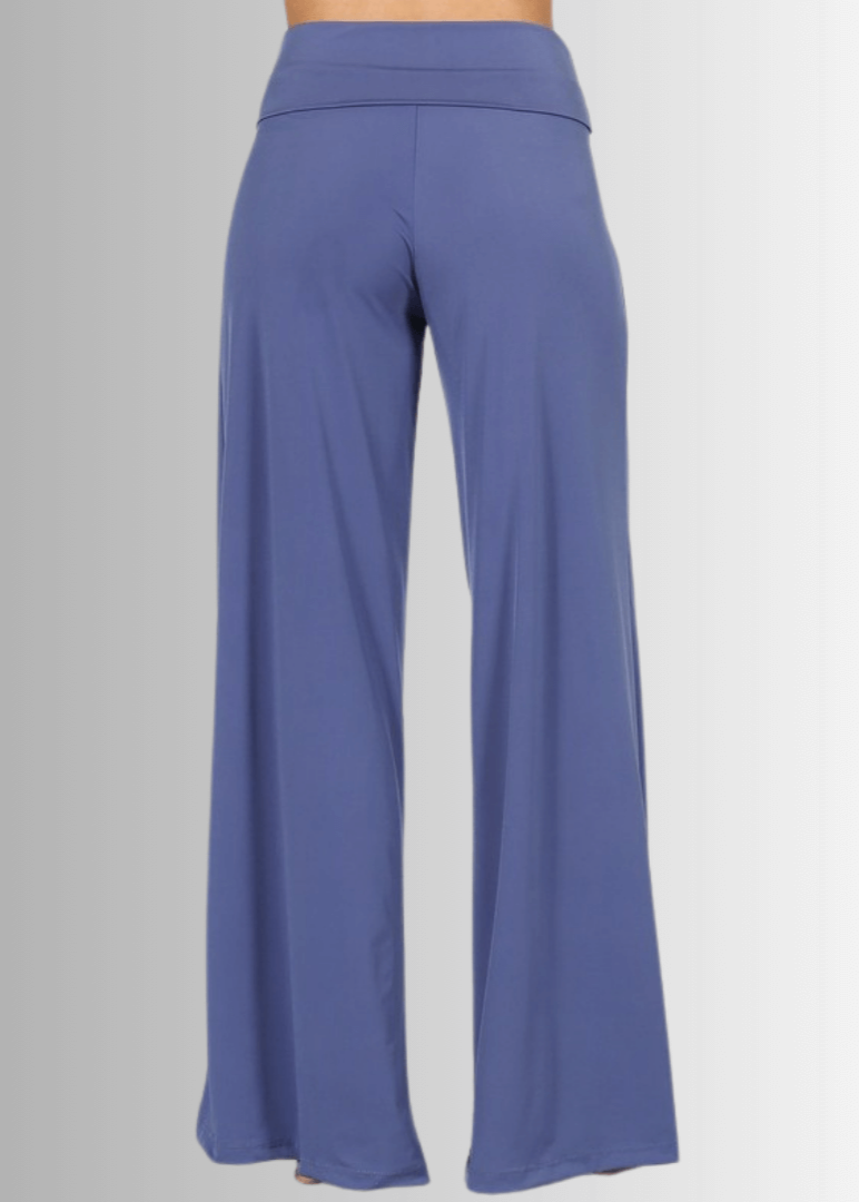 Business Casual Palazzo Pants Made in USA for Effortless Style