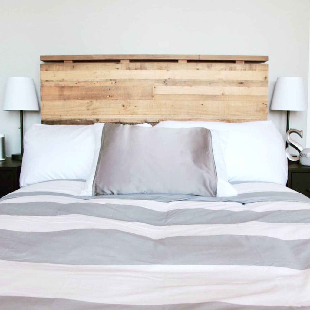 Gray Silk Pillow Sleeve for Luxurious Comfort and Skin Care