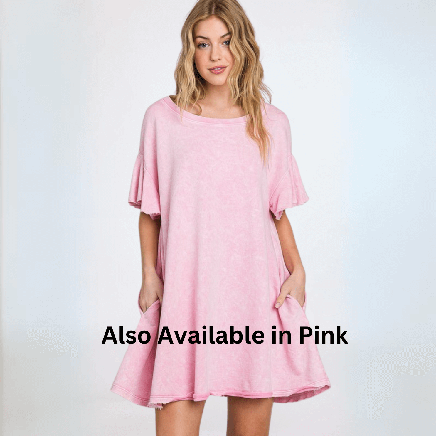 Cotton French Terry Dress Made in USA