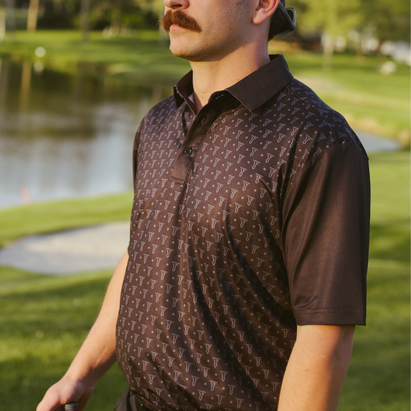 Tempo T Performance Polo Black - Elevate Your Style and Comfort