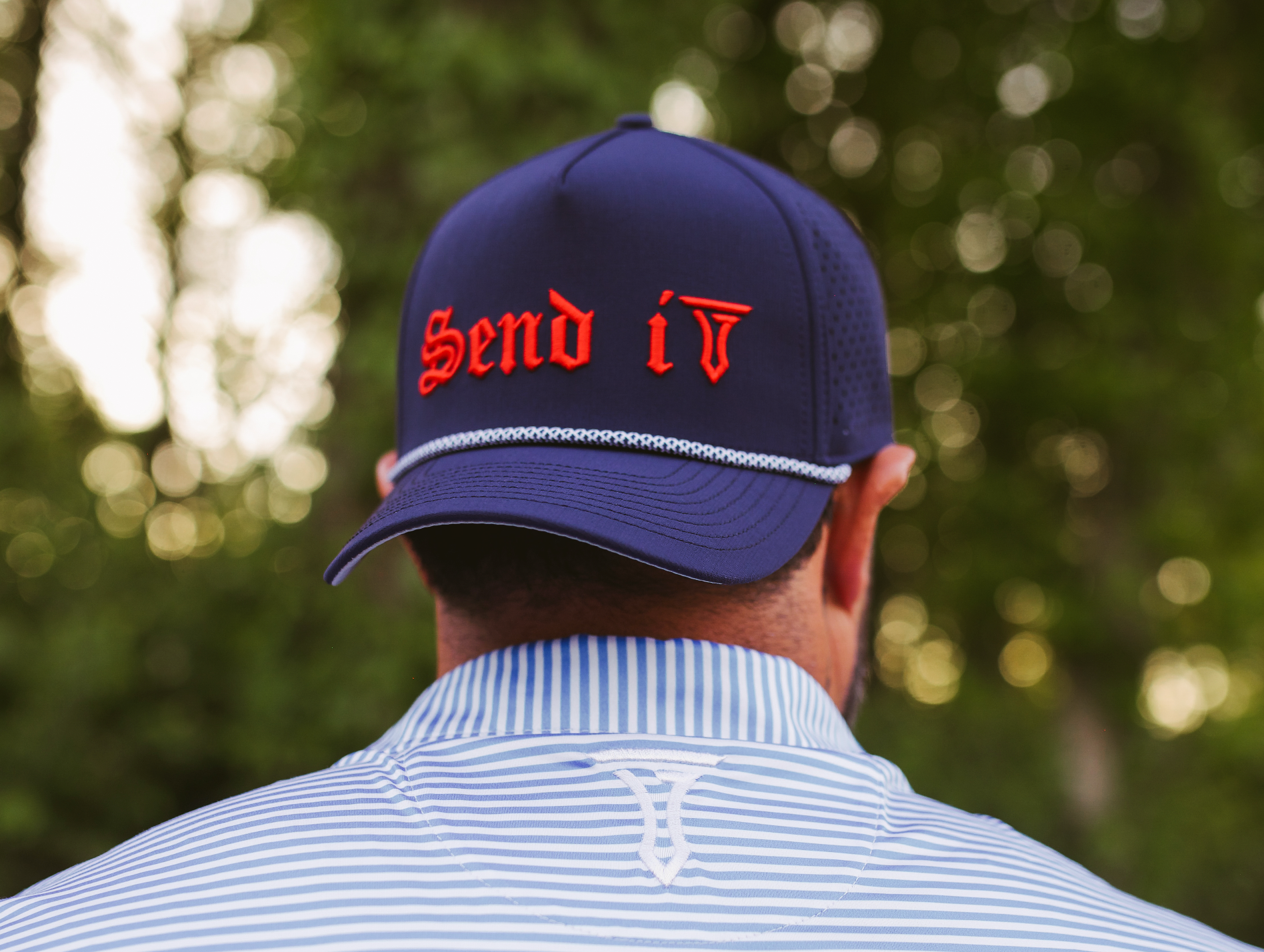 Send It Rope Hat - Stylish Navy Accessory for Adventures