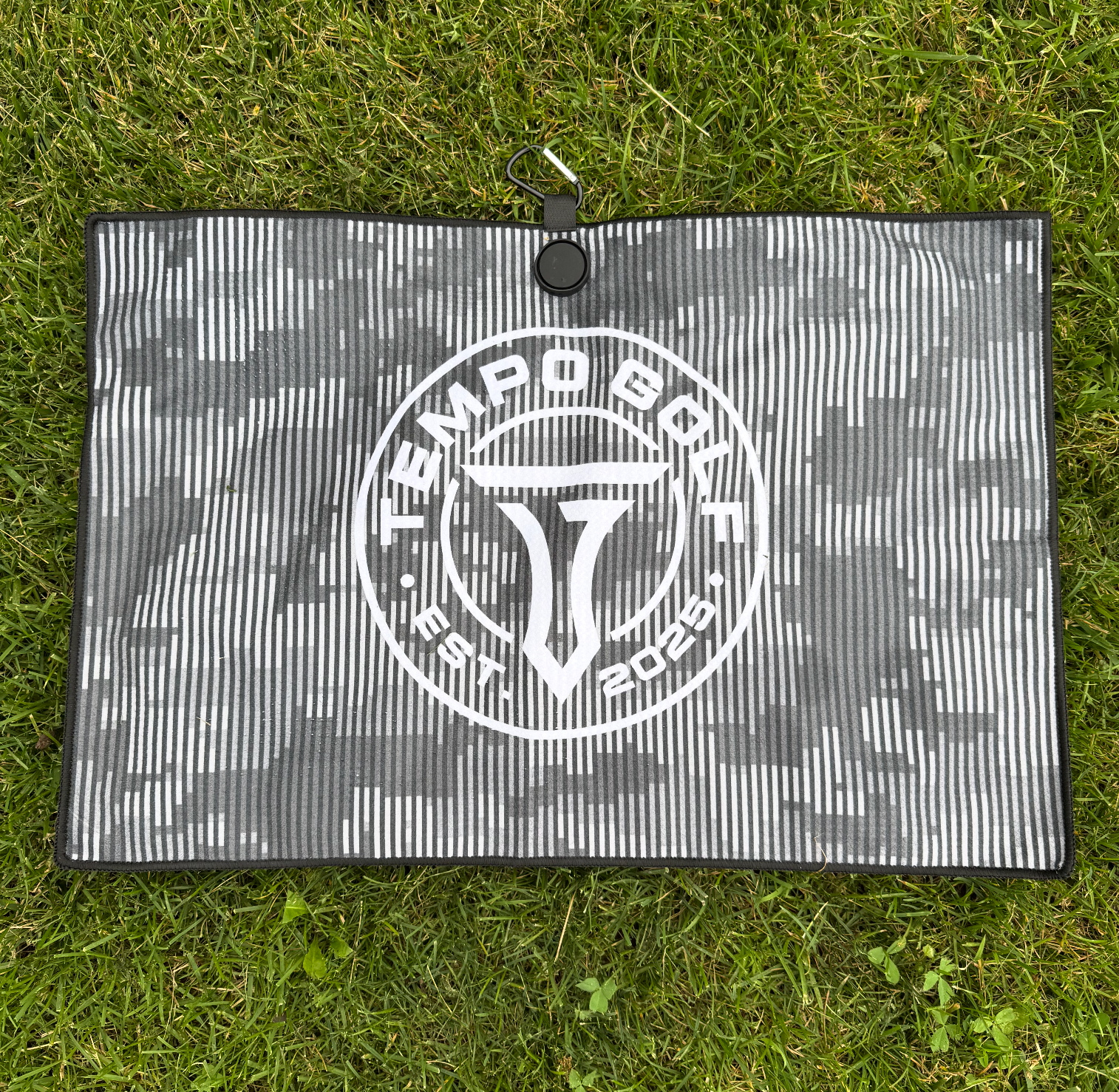 Tempo Golf Towel - Black Camo Golf Towel for Ultimate Performance
