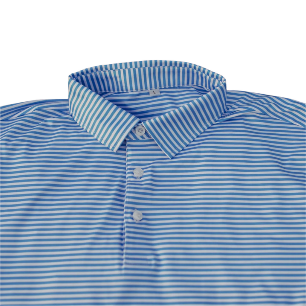 Summer Performance Polo with Stripes - Ultimate Comfort and Style