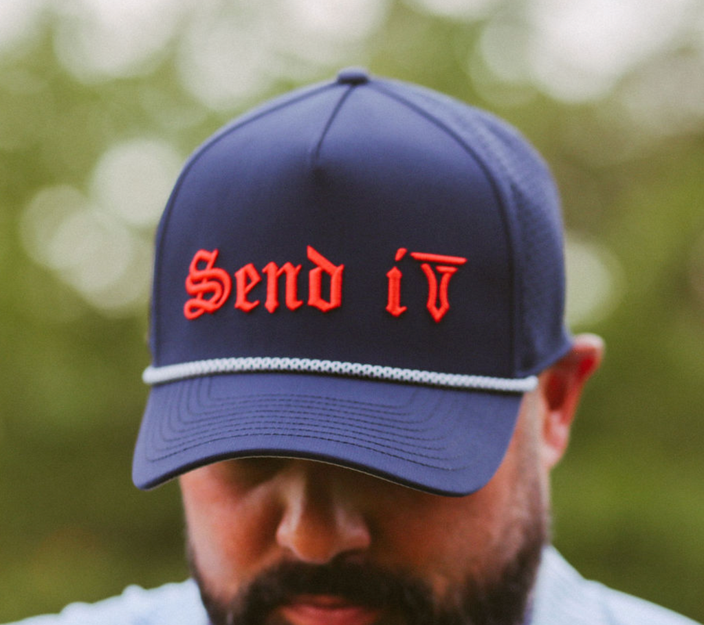 Send It Rope Hat - Stylish Navy Accessory for Adventures