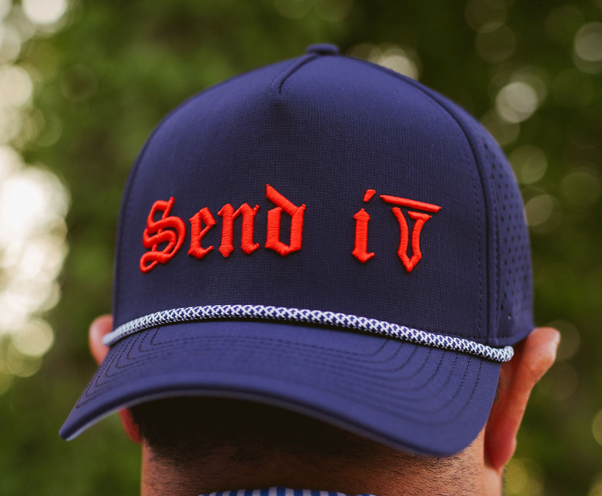 Send It Rope Hat - Stylish Navy Accessory for Adventures