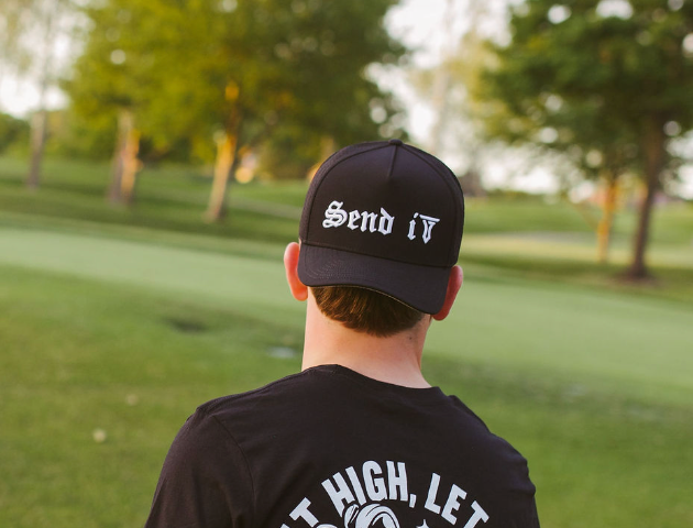 Send It Hat Black - Stylish and Comfortable Headwear for Every Adventure