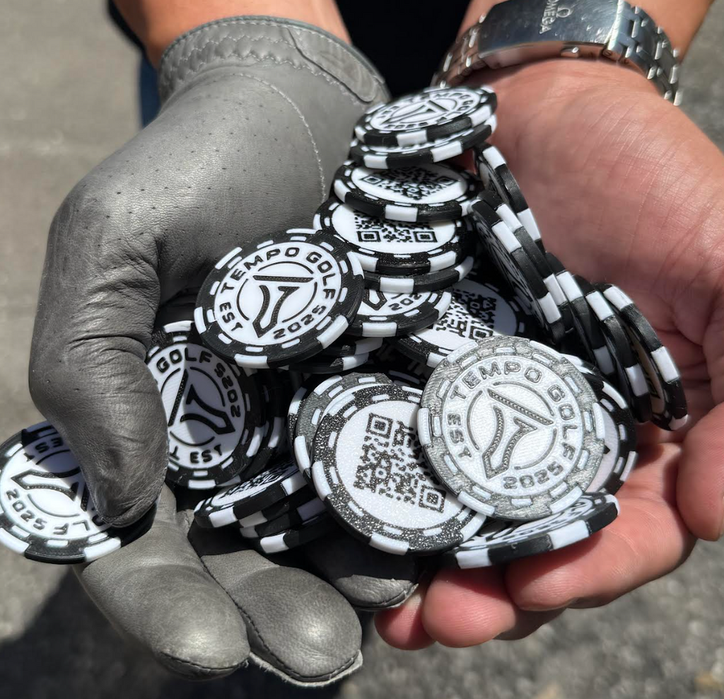 Tempo Golf Poker Chips - Elevate Your Game with Premium Quality Play Chips
