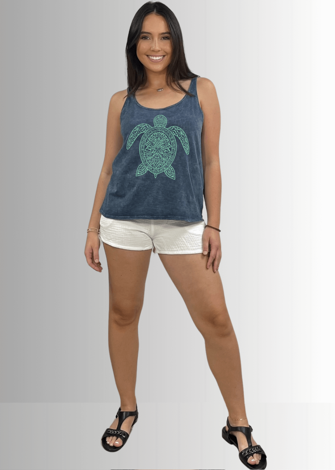 Sea Turtle Premium Cotton Tank Top - RFE Marketing Ventures