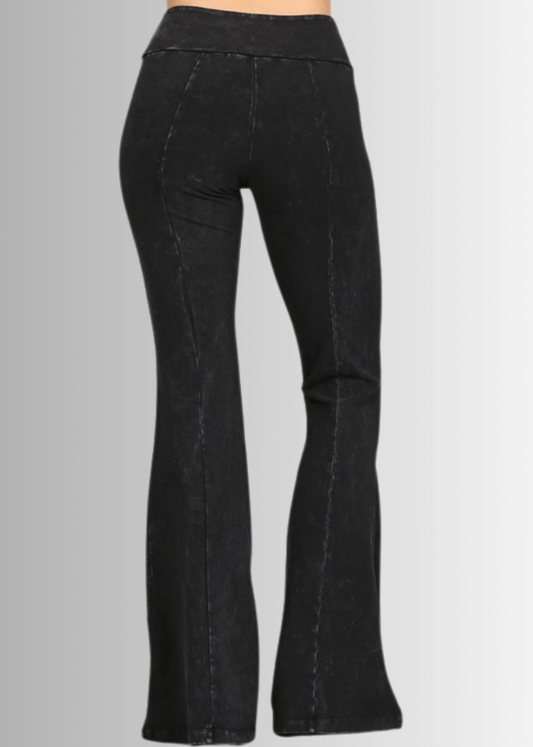 A Perfect Slimming Flare Pant Made in USA for Effortless Style