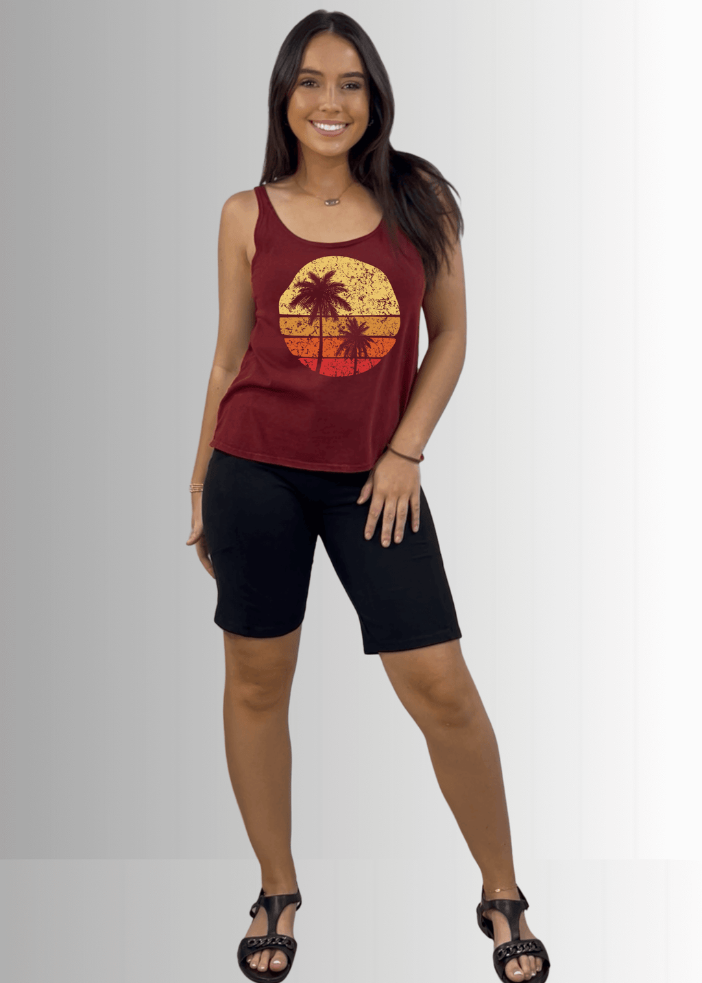 Sunset Premium Cotton Tank Top - RFE Marketing Ventures