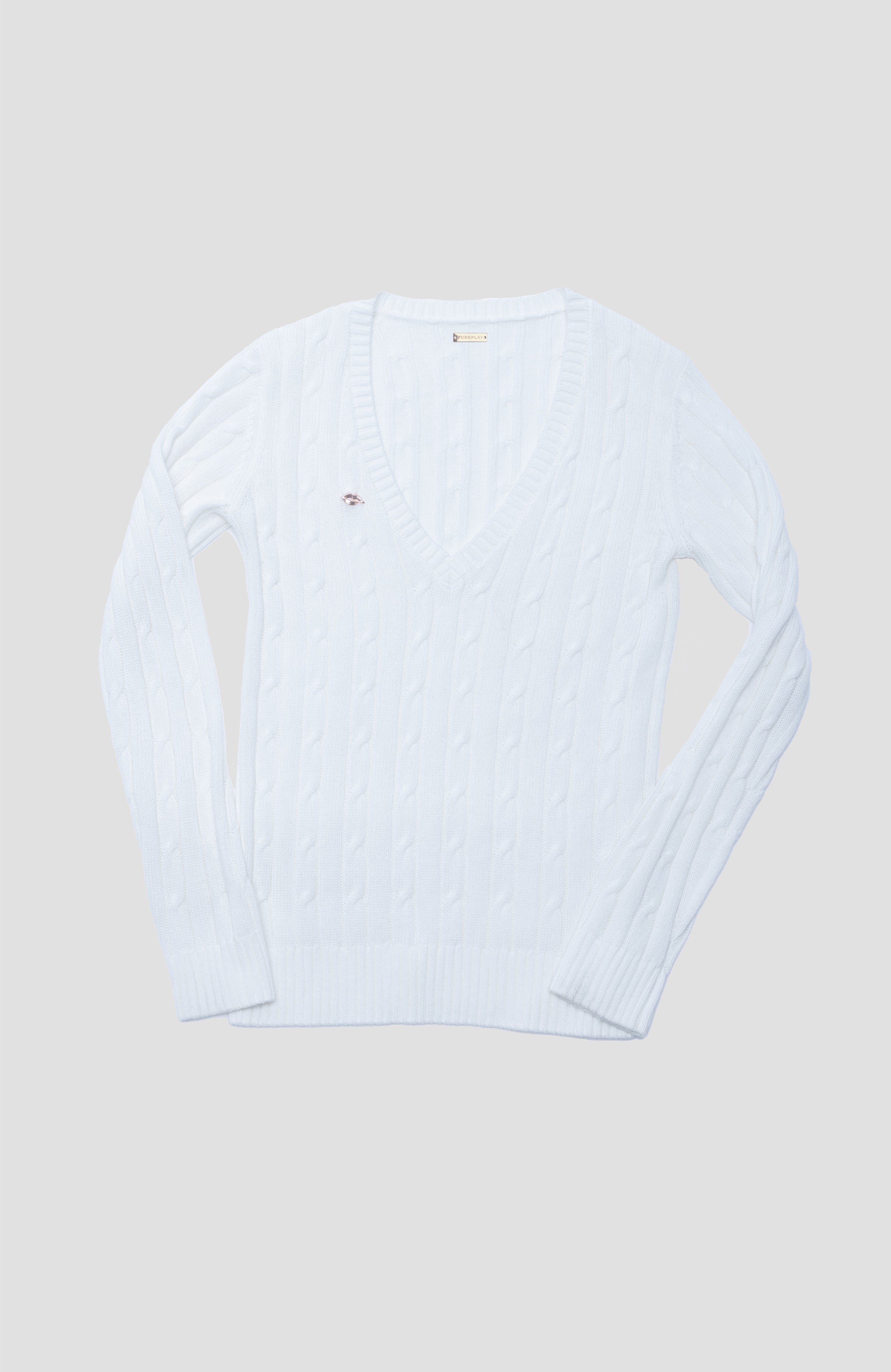 Foreplay Women’s Golf Sweater - Luxe Cashmere - RFE Marketing Ventures