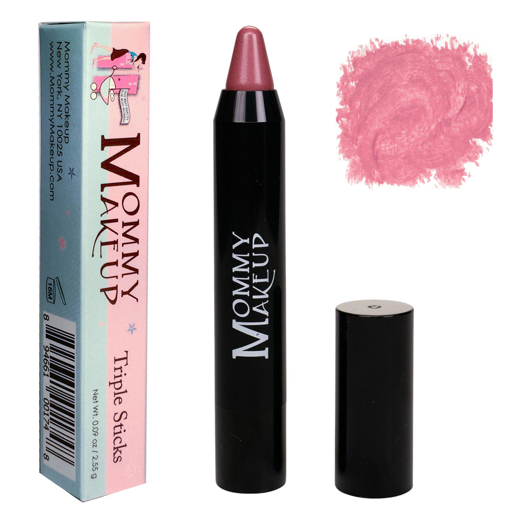 Triple Sticks Lipstick, Cream Blush, and Treatment in Pink Daisy - RFE Marketing Ventures