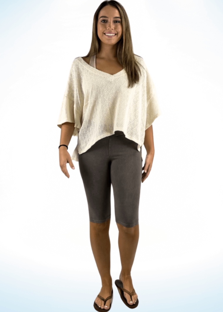 Ladies Longer Length Biker Shorts Made in USA for Comfort and Style