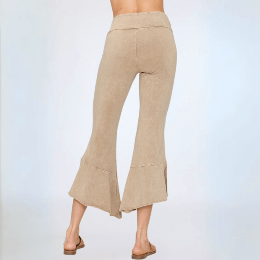 Tulip Hem Capri Pants - Stylish Cotton Capri Pants Made in USA