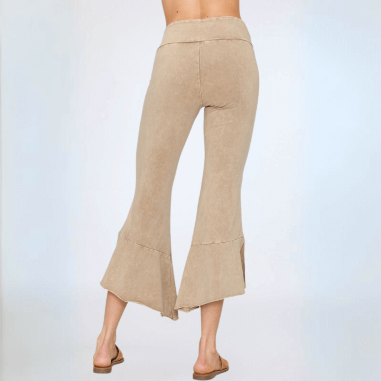 Tulip Hem Capri Pants - Stylish Cotton Capri Pants Made in USA