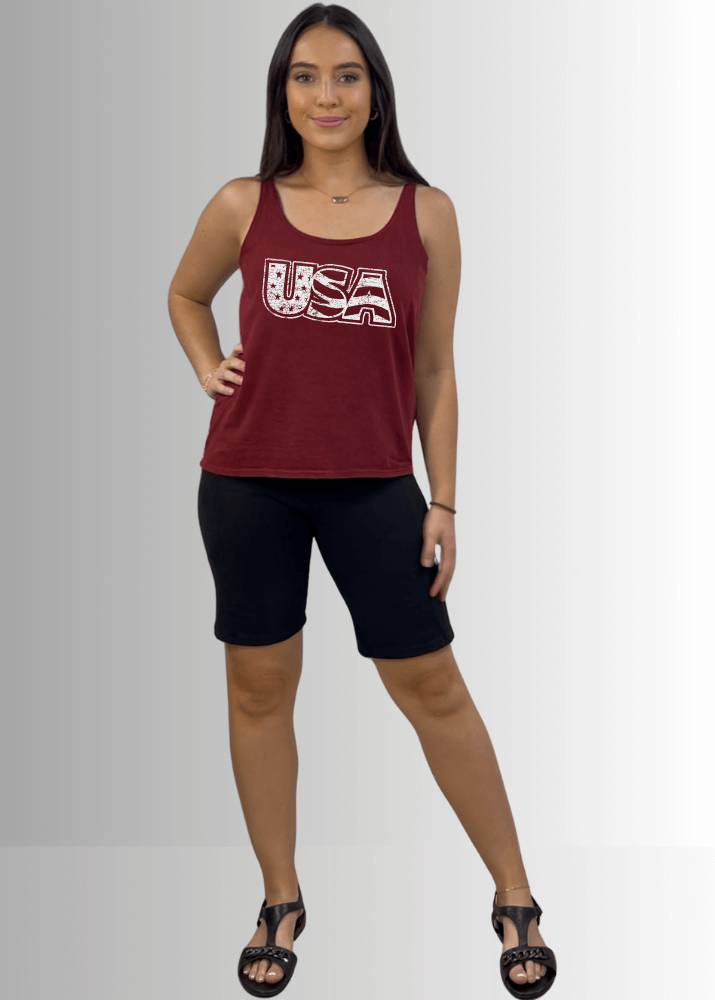 White Distressed USA Patriotic Graphic - RFE Marketing Ventures