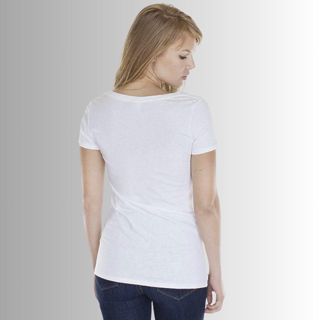 Distressed Flag White Basic Tee - RFE Marketing Ventures