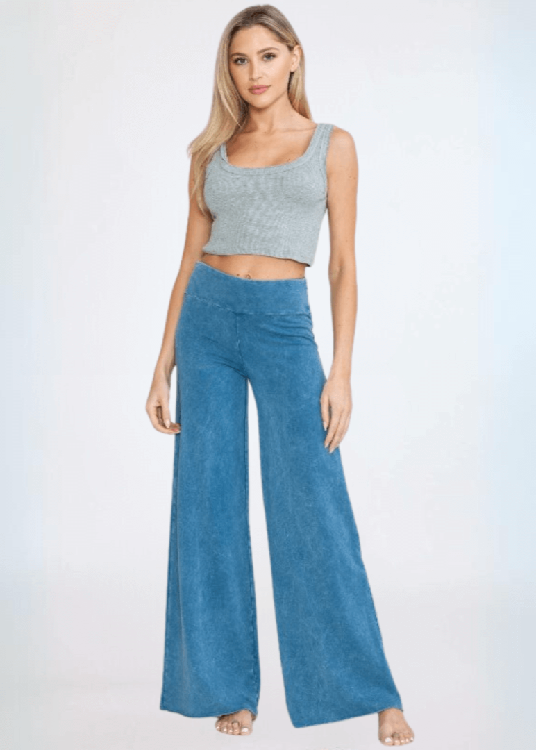 Casual Wide Leg Pants - Perfect Fit Made in USA
