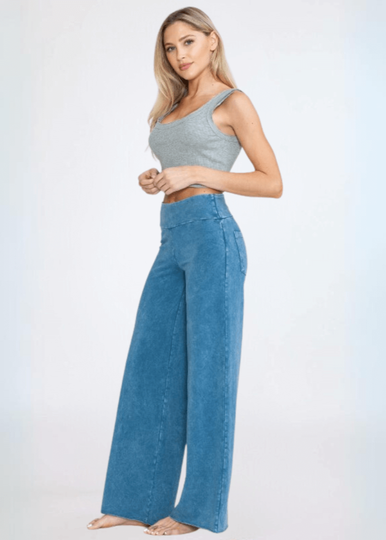Casual Wide Leg Pants - Perfect Fit Made in USA