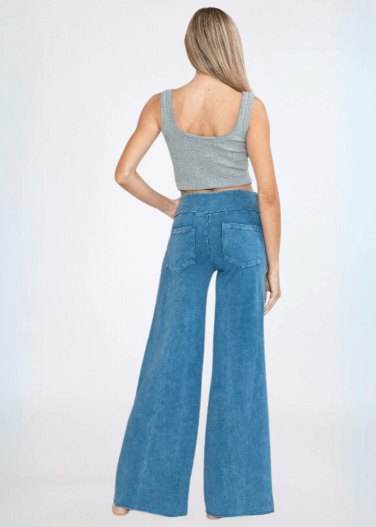 Casual Wide Leg Pants - Perfect Fit Made in USA