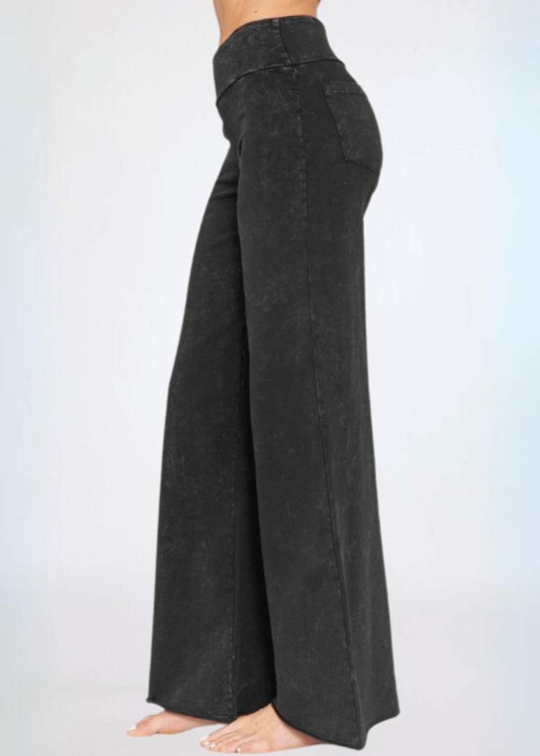 Casual Wide Leg Pants for Effortless Style - Made in USA