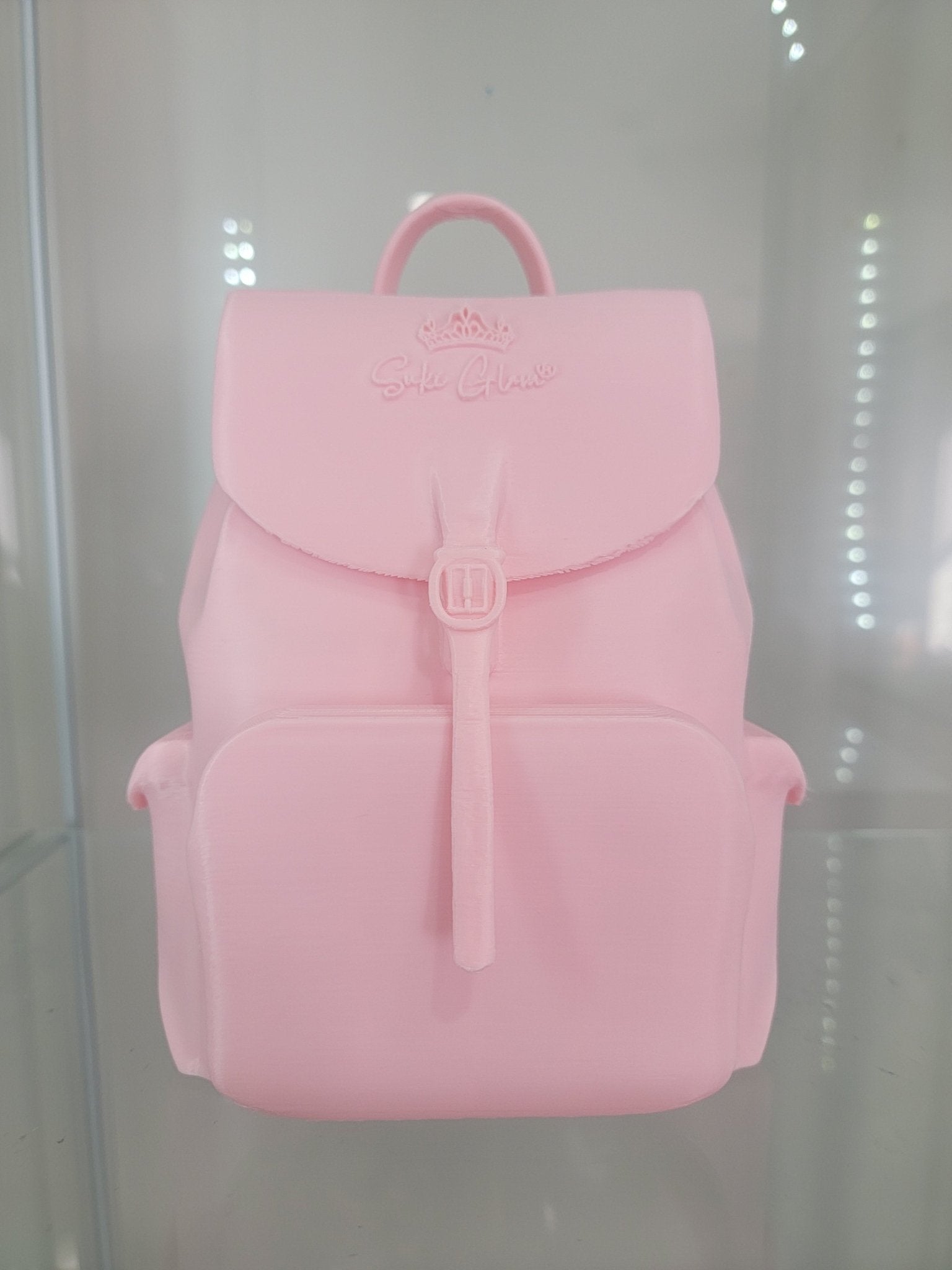 Adorable Pink Backpack Makeup Brush Holder - Stylish Organizer for Glam Lovers - RFE Marketing Ventures