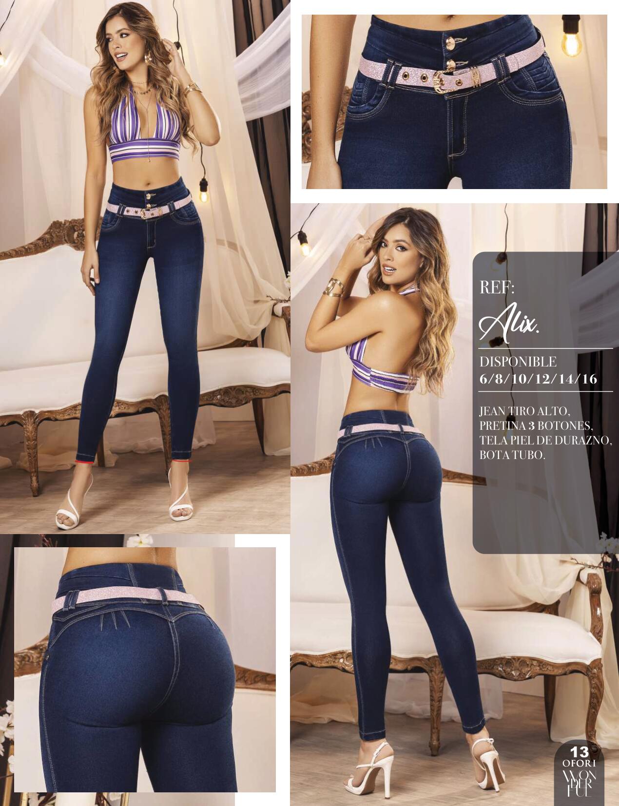 Alix 100% Authentic Colombian Push Up Jeans - RFE Marketing Ventures