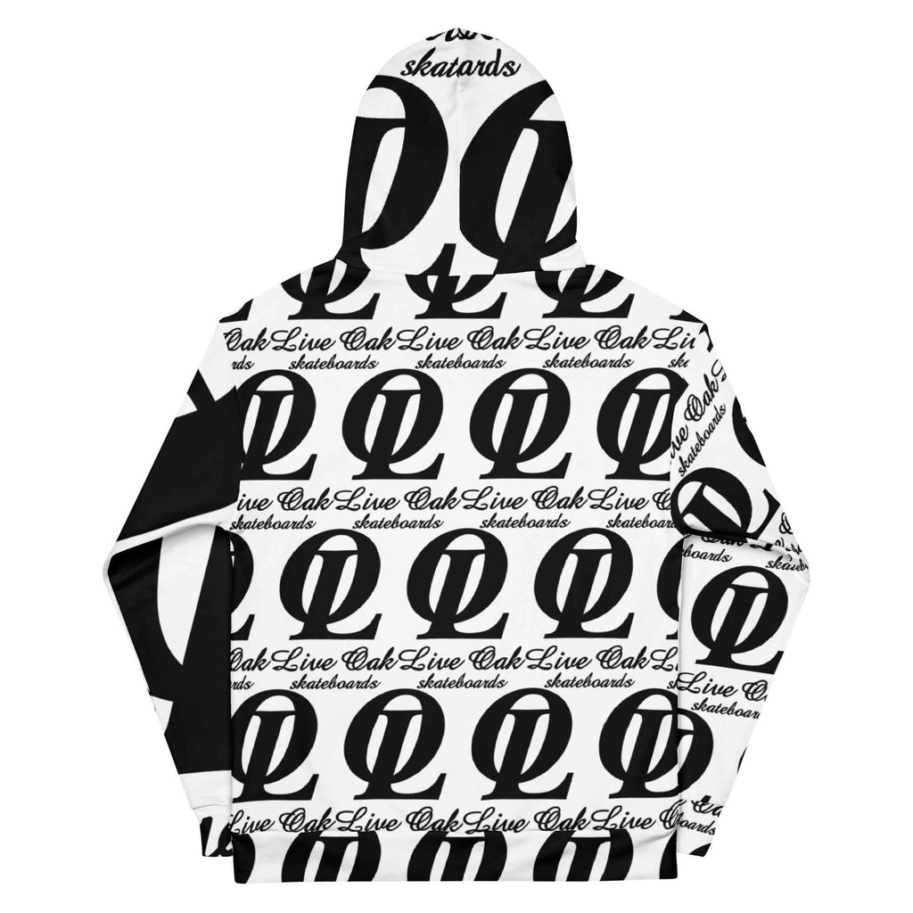 Live Oak Skateboards Hoodie - All Over Retro Style and Ultimate Comfort