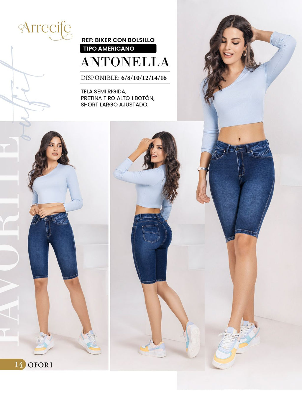 Antonella 100% Authentic Colombian Push Up Capri - RFE Marketing Ventures