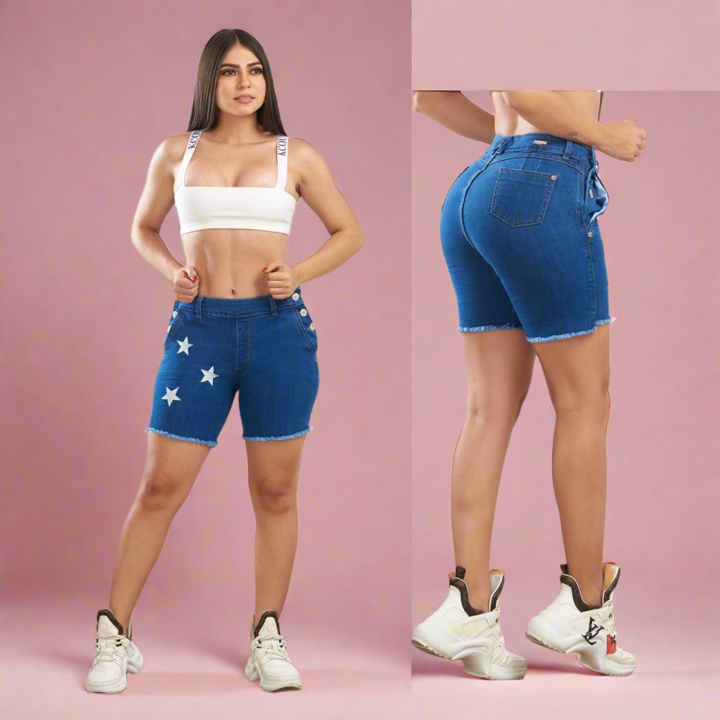 7142 100%  Authentic Colombian  Push Up Short - RFE Marketing Ventures
