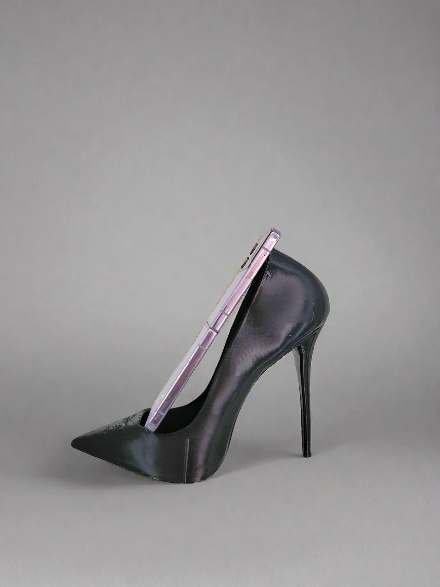 Elegant 3D-Printed High Heel Phone Holder Stand - RFE Marketing Ventures