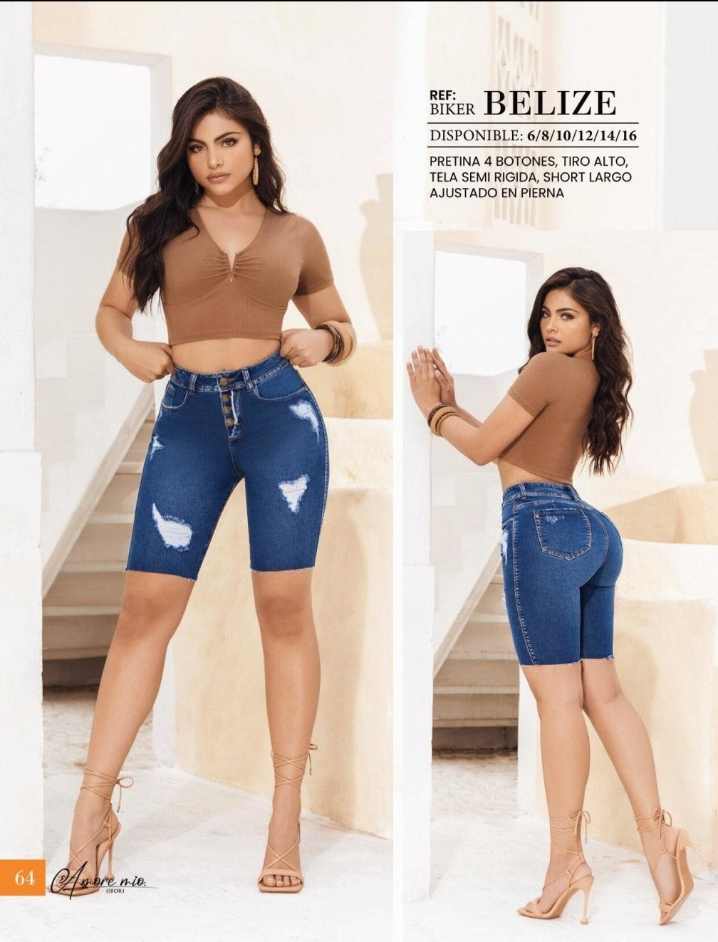 Belize 100% Authentic Colombian Push Up Capri - RFE Marketing Ventures