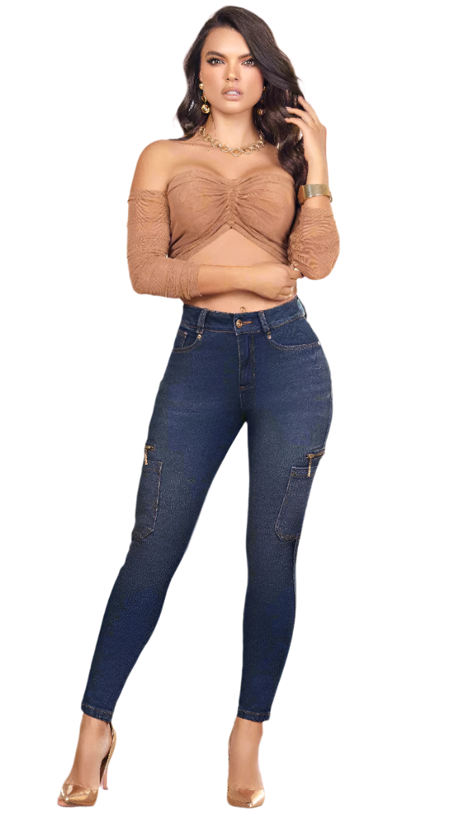 DENVER - 100% Authentic Colombian Push-Up CARGO Jeans - RFE Marketing Ventures