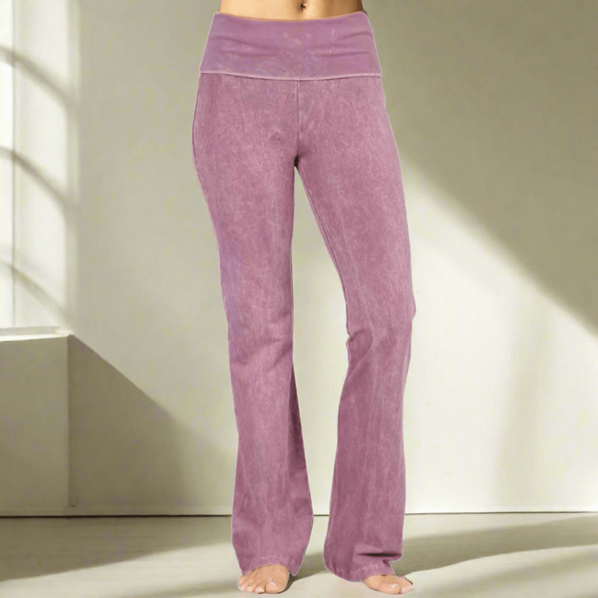 Bootcut Flare Jeggings - Mineral Washed and Made in USA