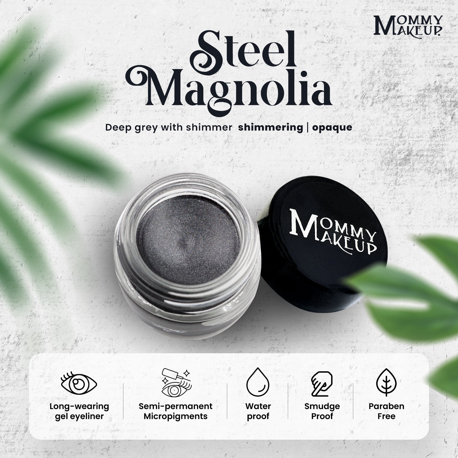 Steel Magnolia Stay Put Waterproof Gel Eyeliner w/ Micropigments - RFE Marketing Ventures
