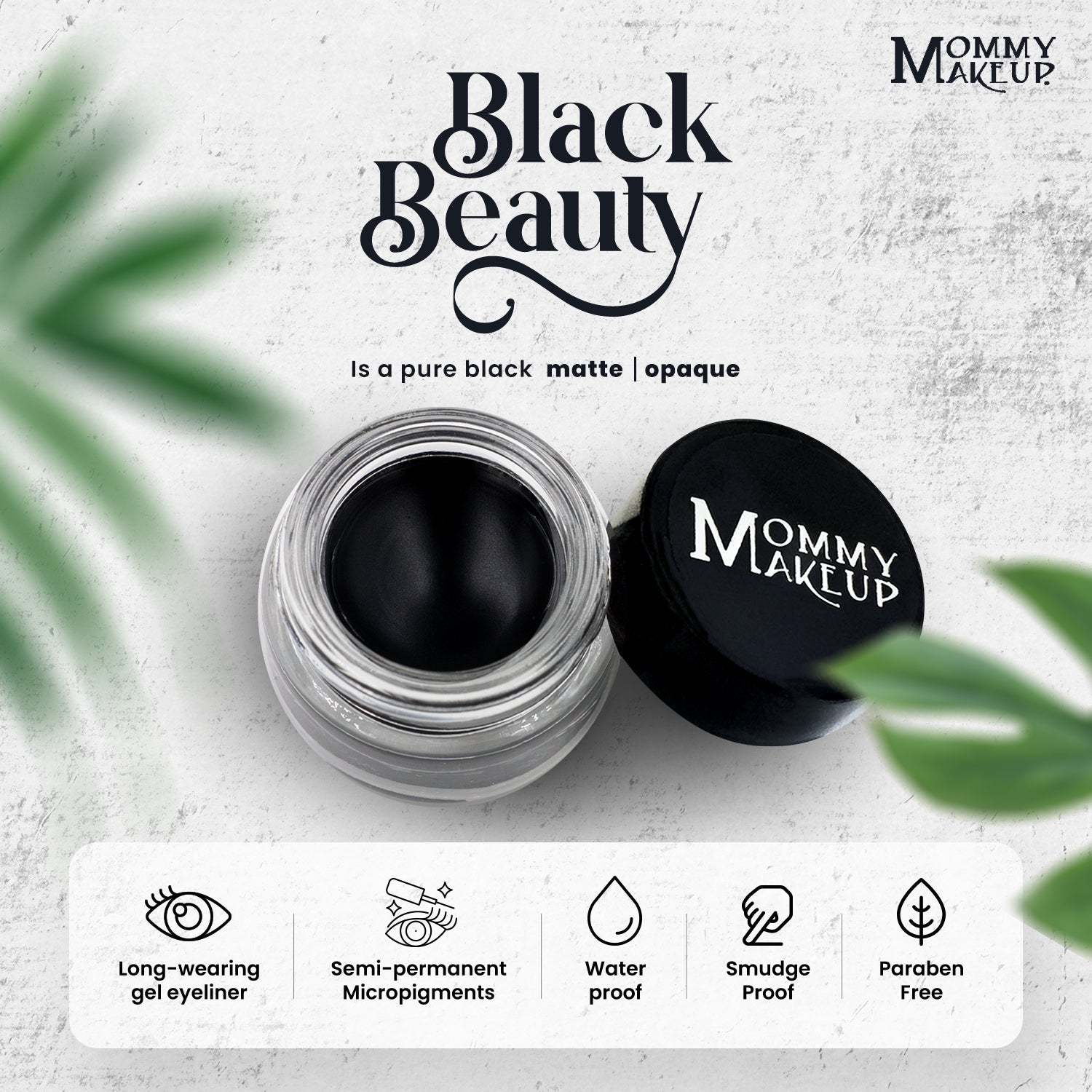Black Beauty Stay Put Waterproof Gel Eyeliner w/ Micropigments - RFE Marketing Ventures