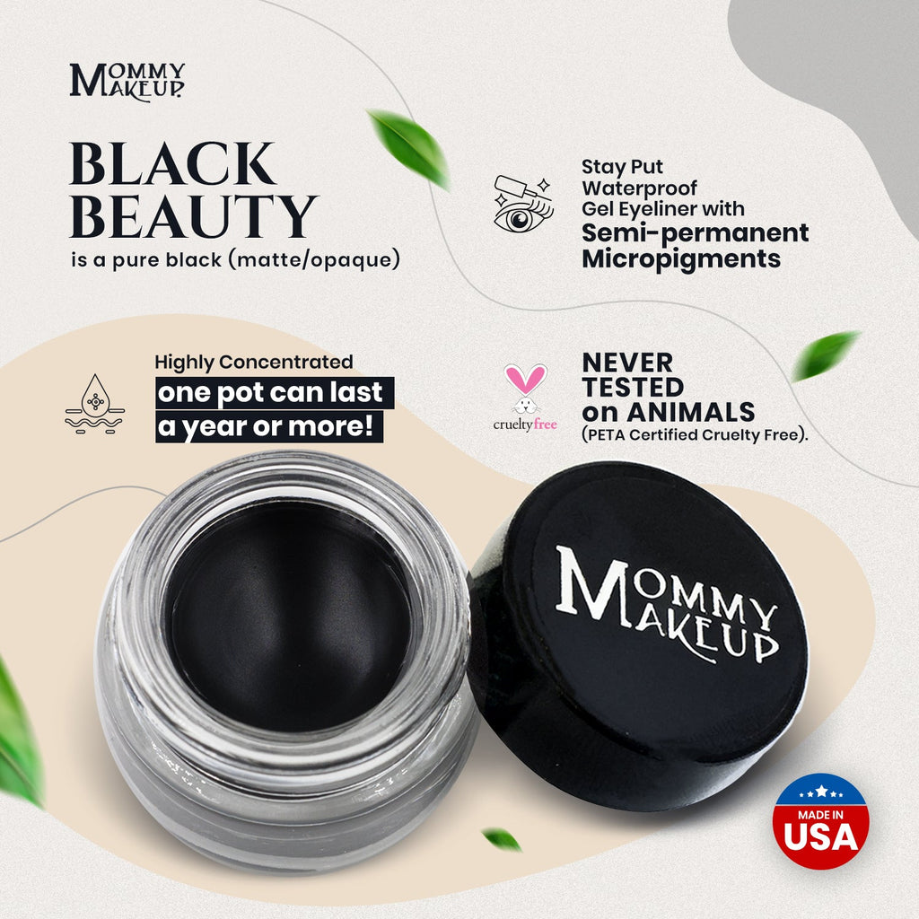 Black Beauty Stay Put Waterproof Gel Eyeliner w/ Micropigments - RFE Marketing Ventures