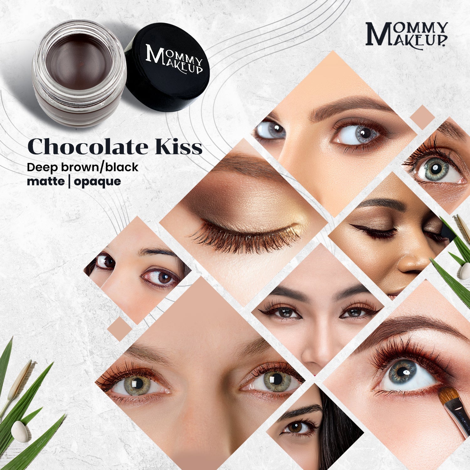 Chocolate Kiss Stay Put Waterproof Gel Eyeliner w/ Micropigments - RFE Marketing Ventures