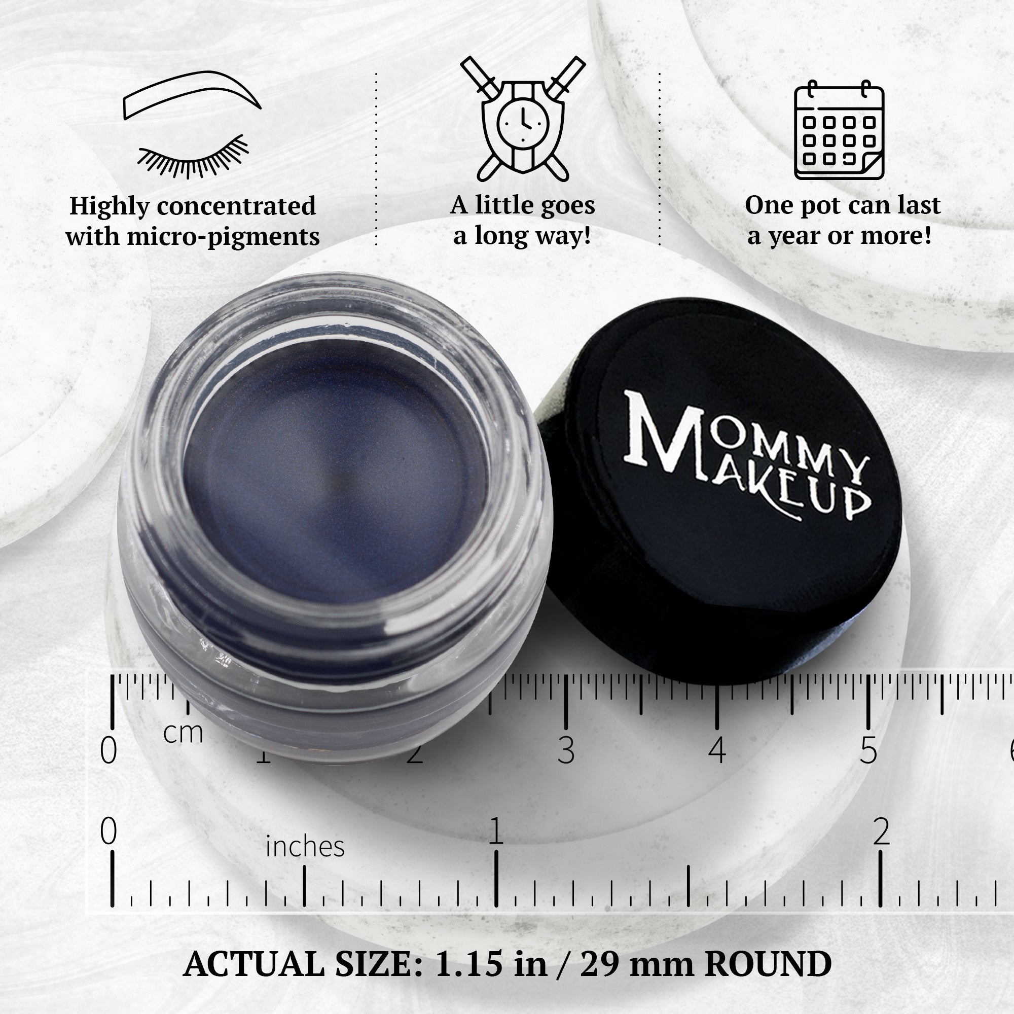 Blue Angel Stay Put Waterproof Gel Eyeliner w/ Micropigments - RFE Marketing Ventures