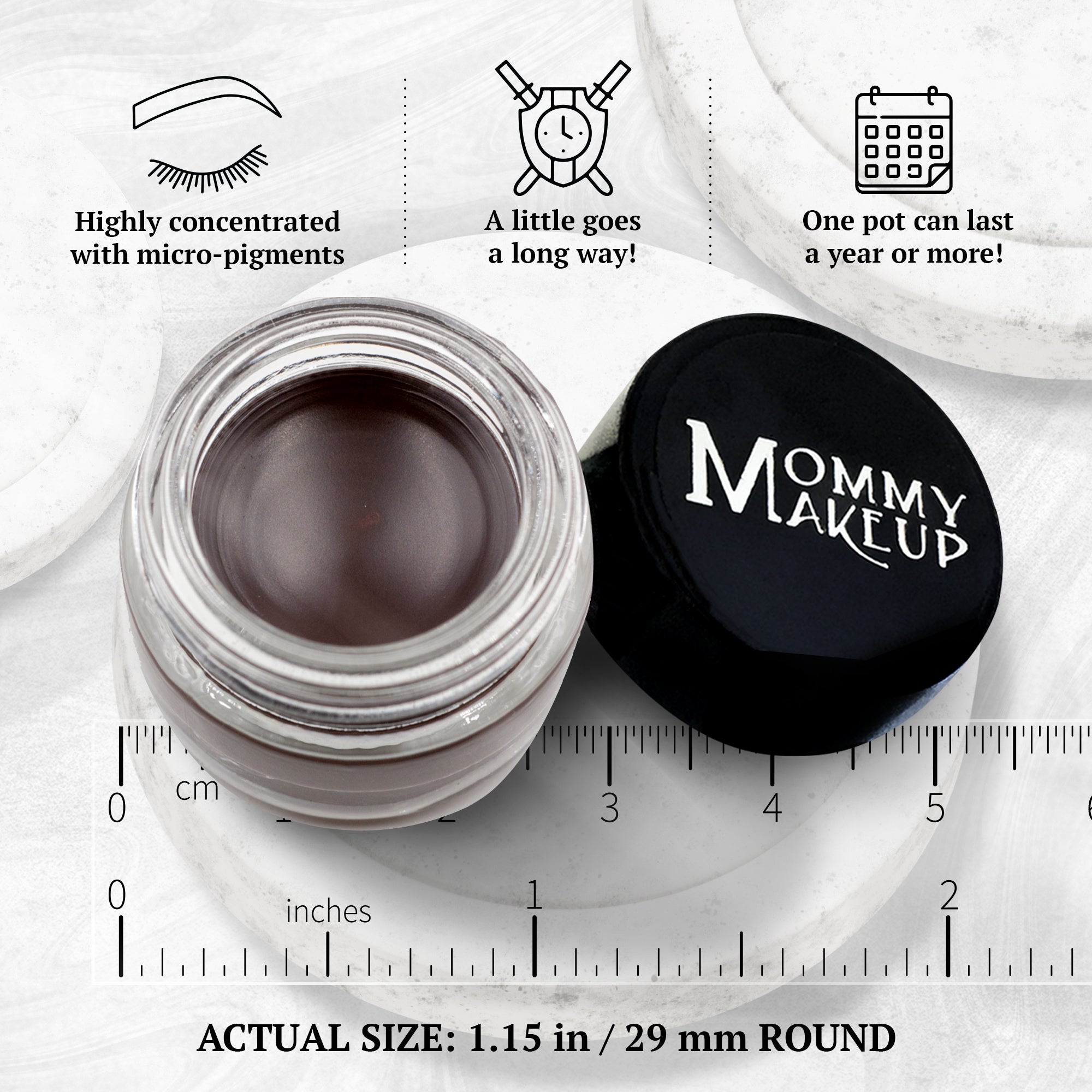Chocolate Kiss Stay Put Waterproof Gel Eyeliner w/ Micropigments - RFE Marketing Ventures