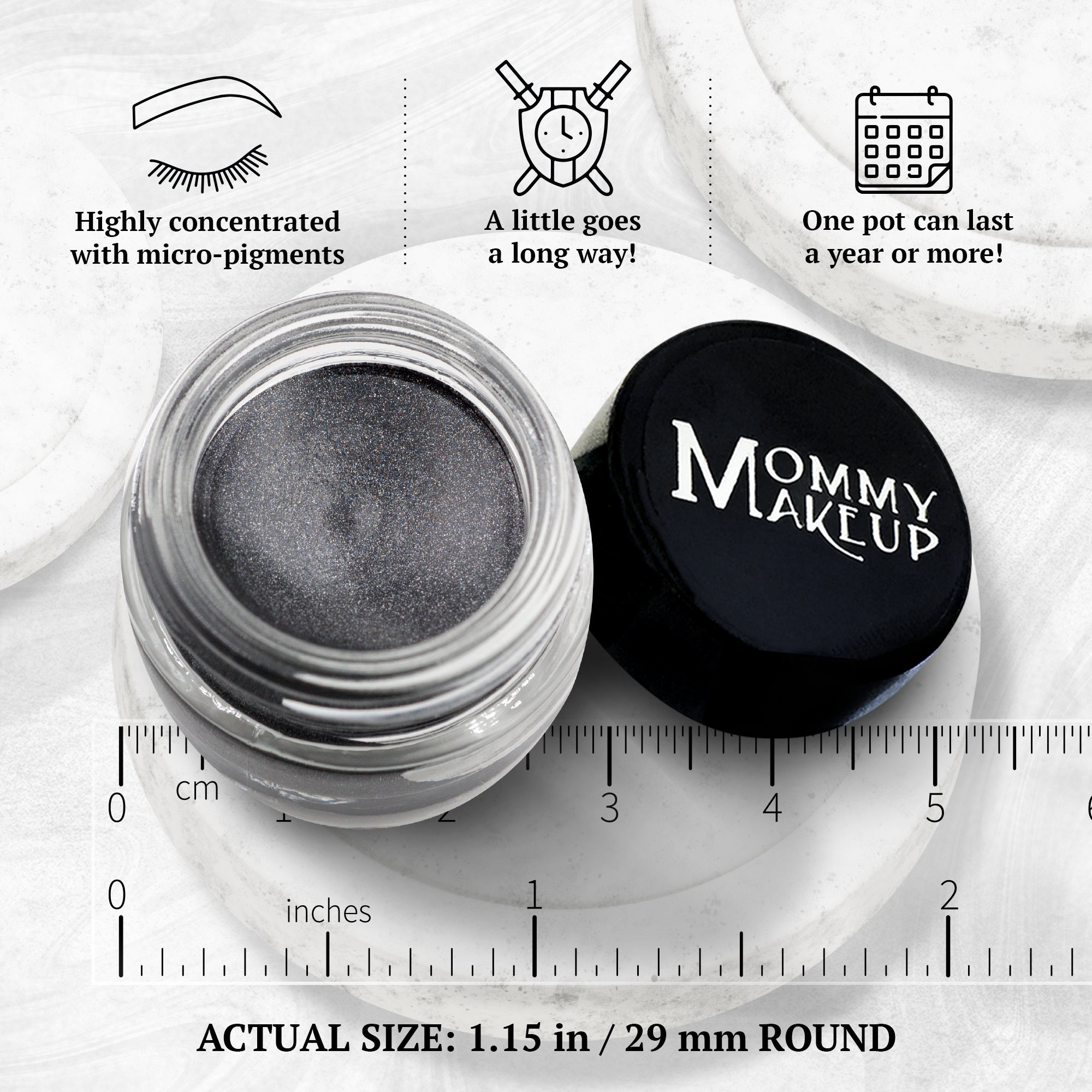 Steel Magnolia Stay Put Waterproof Gel Eyeliner w/ Micropigments - RFE Marketing Ventures